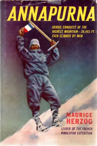 Annapurna, first conquest of an 8000-meter peak (26,493 feet)