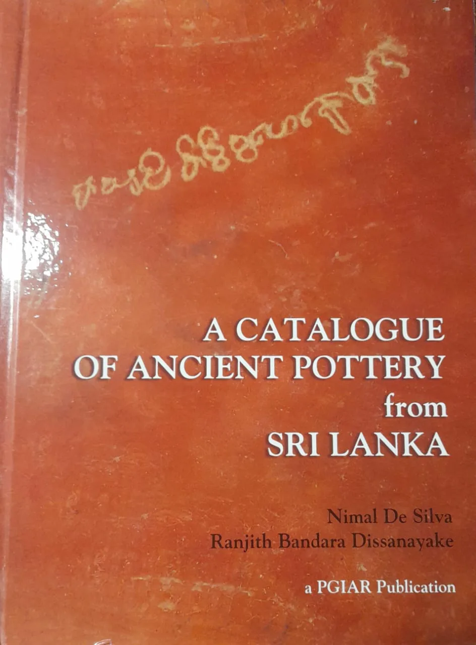 A Catalogue of Ancient Pottery from Sri Lanka