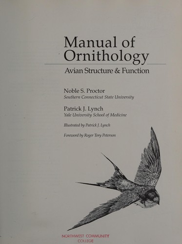 Manual of ornithology